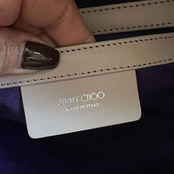 JIMMY CHOO ARTIE SOFT SUEDE BAG DEFECTIVE - Picture 9 of 10